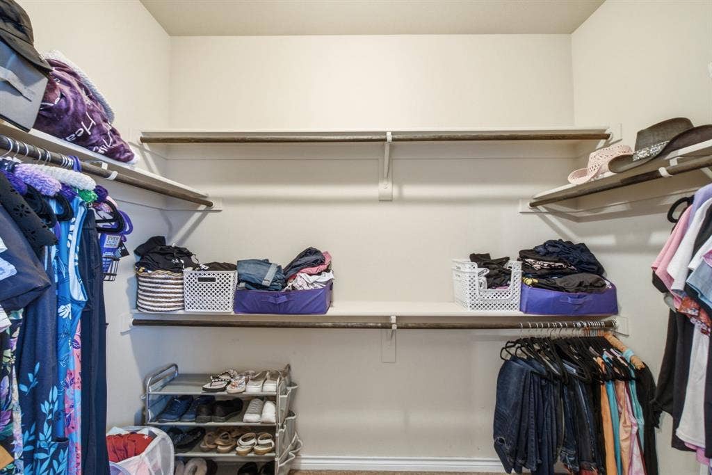 3112 White Horse Court, Granbury, TX 76049 SO MUCH STORAGE IN THE MAIN BEDROOM CLOSET