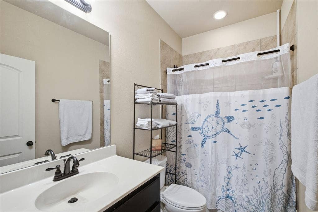 3112 White Horse Court, Granbury, TX 76049 GOOD-SIZED GUEST BATH