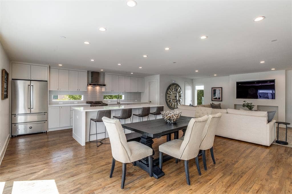 5907 Lindell Avenue, #A, Dallas, TX 75206 Open Floor Plan