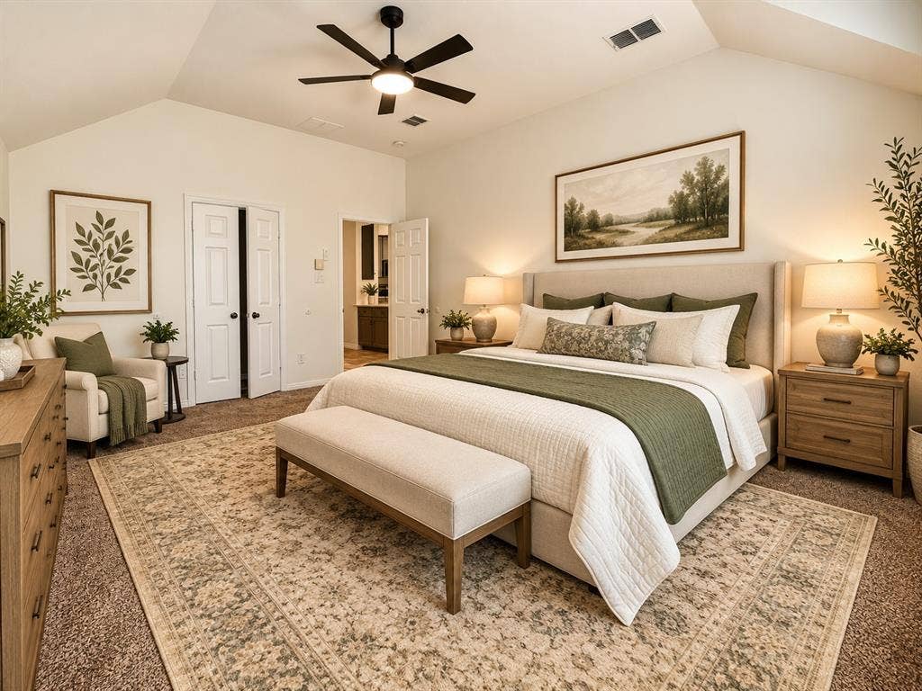 Primary Bedroom - Virtually Staged