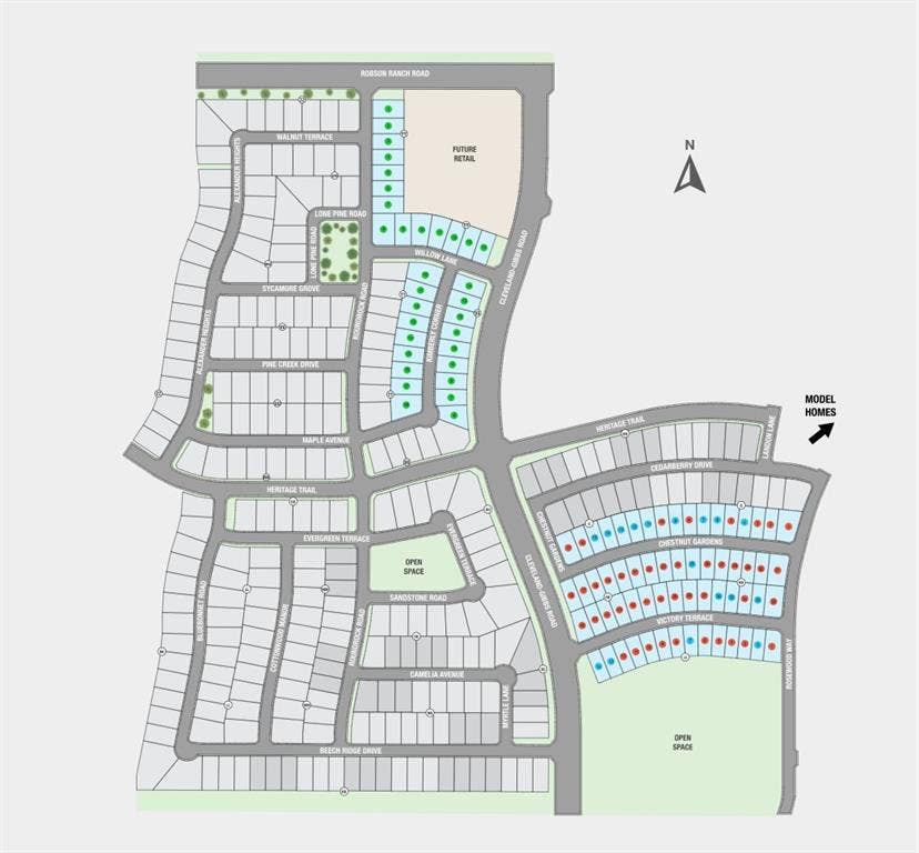 1613 Victory Terrace, Northlake, TX 76226 The Ridge at Northlake Sitemap