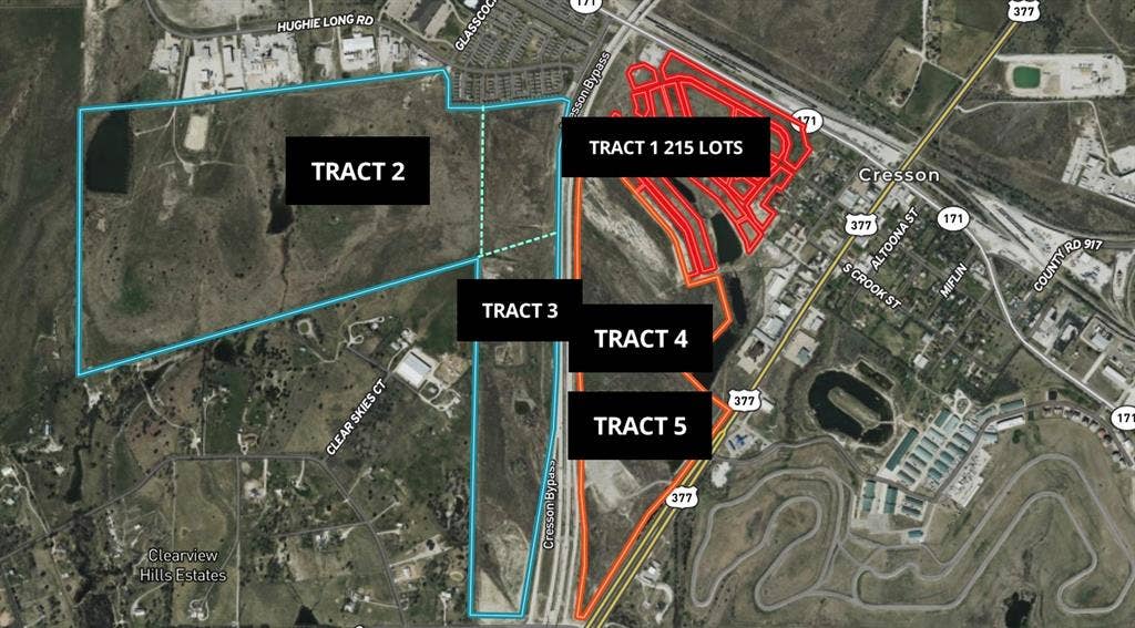 9200 Pittsburg Street, Cresson, TX 76035 multiple parcels across 5 tracts