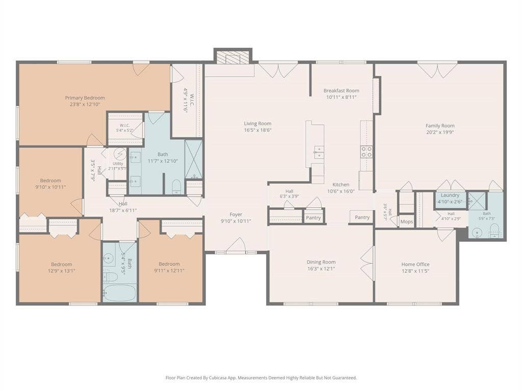3918 Royal Palms Court, Dallas, TX 75244 Floorplan illustrates four bedrooms, three baths, three distinct living areas and exceptional flexibility.