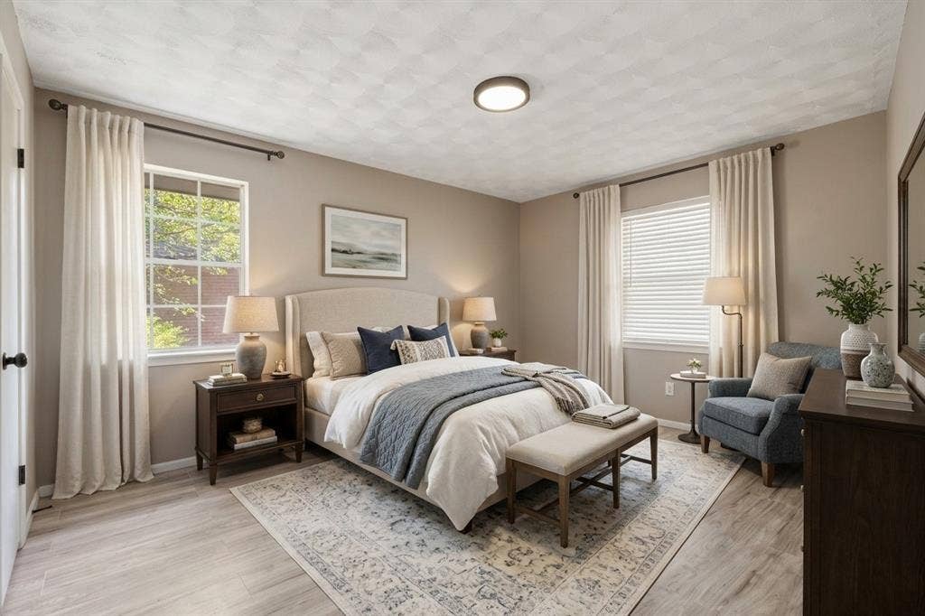439 Shorewood Drive, Duncanville, TX 75116 Primary Bedroom virtually staged