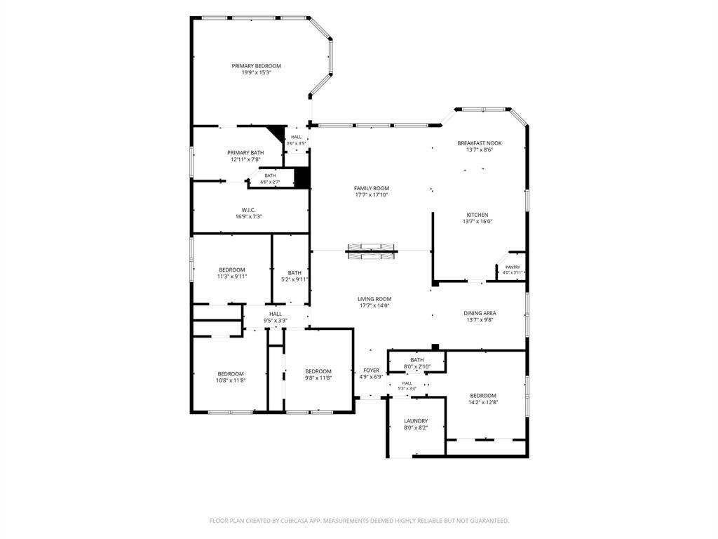 1102 Hartman Court, Arlington, TX 76006 Floor plan