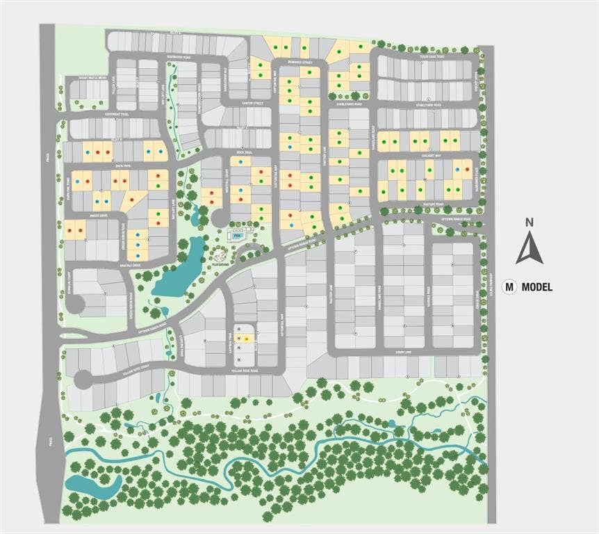 1736 Buck Trail, Celina, TX 75009 The Ranch at Uptown Celina Sitemap