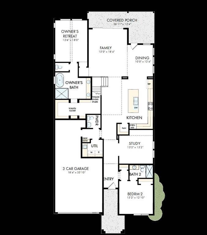1824 Sandbur Lane, Argyle, TX 76226 Floor plan