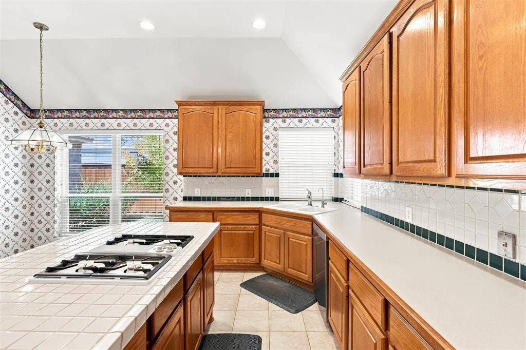 3617 Mackenzie Lane, Richardson, TX 75082 Windows in kitchen allow for lots of natural light.