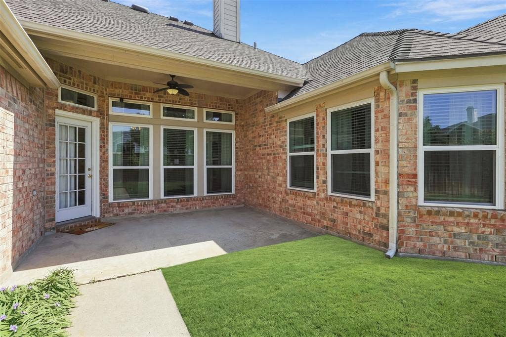 3617 Mackenzie Lane, Richardson, TX 75082 Large covered patio is perfect for relaxing after a long day!