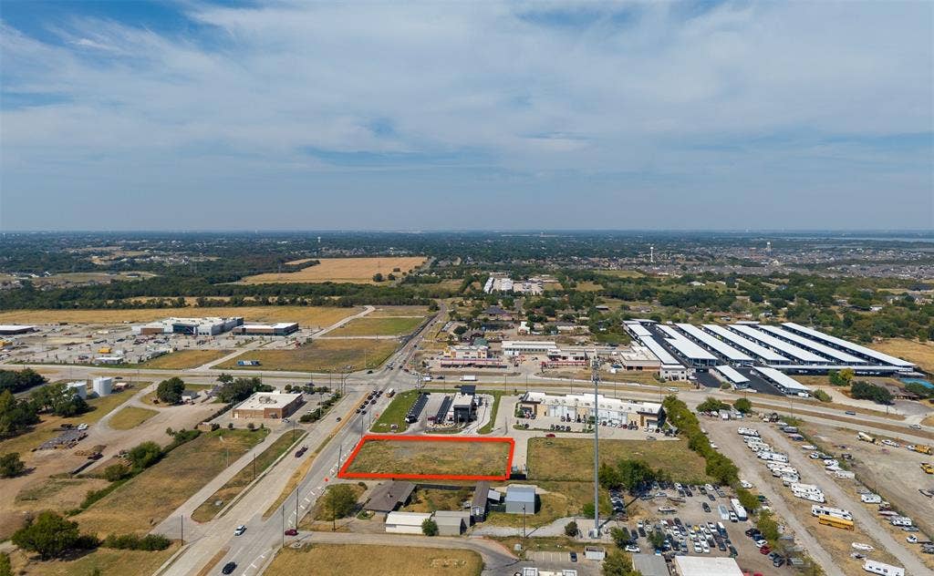 2640 FM 1378, Wylie, TX 75098 Aerial - Lot 4 outlined (approximate; see recorded plat), trade area