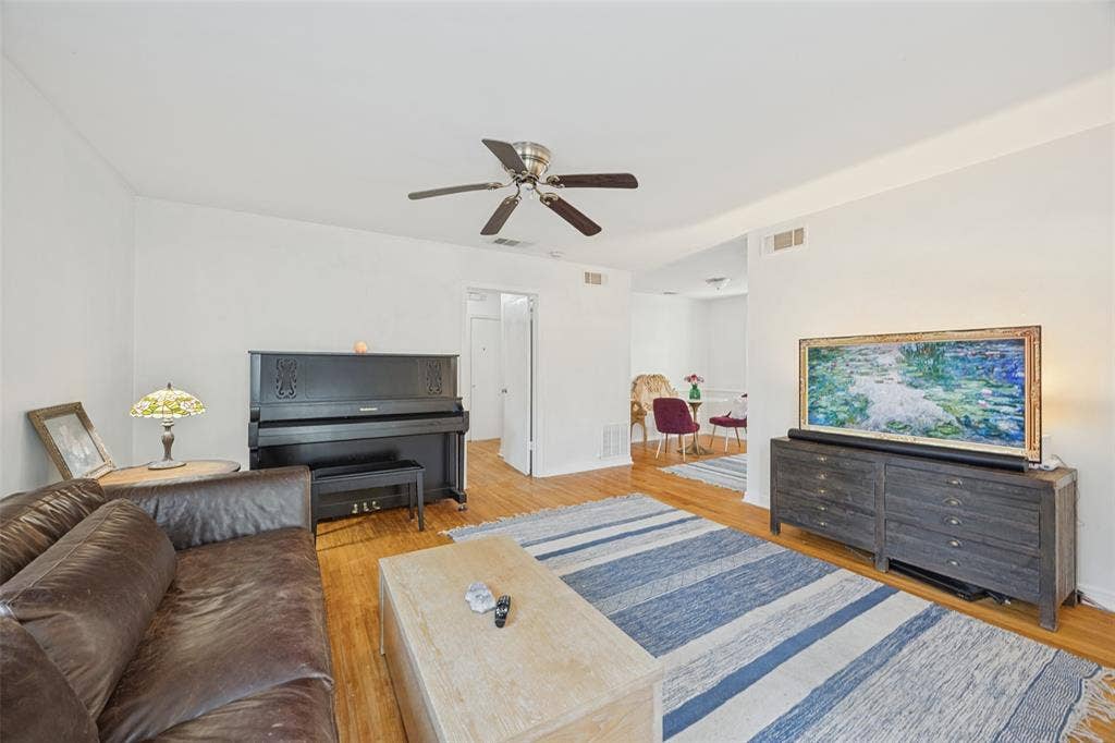 559 Blanning Drive, Dallas, TX 75218 Hardwood flooring throughout, ceiling fan, and fresh paint throughout