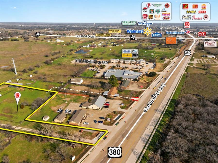 Property photo for 2.1 Acres E US Highway 380 Highway, #Lot-2, Cross Roads, TX