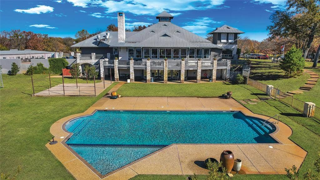 Clubhouse with pool