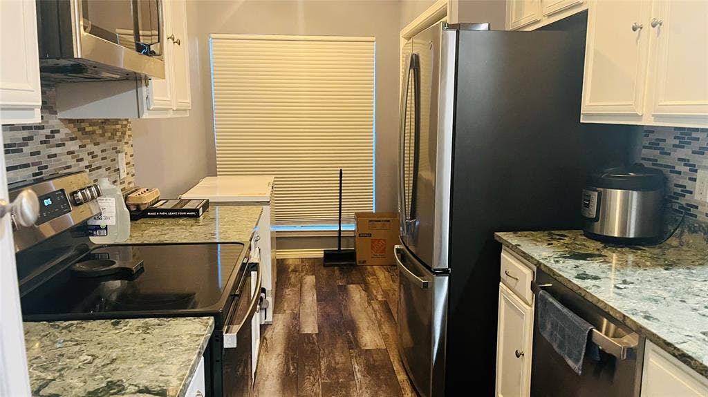 Kitchen with recently replaced appliances