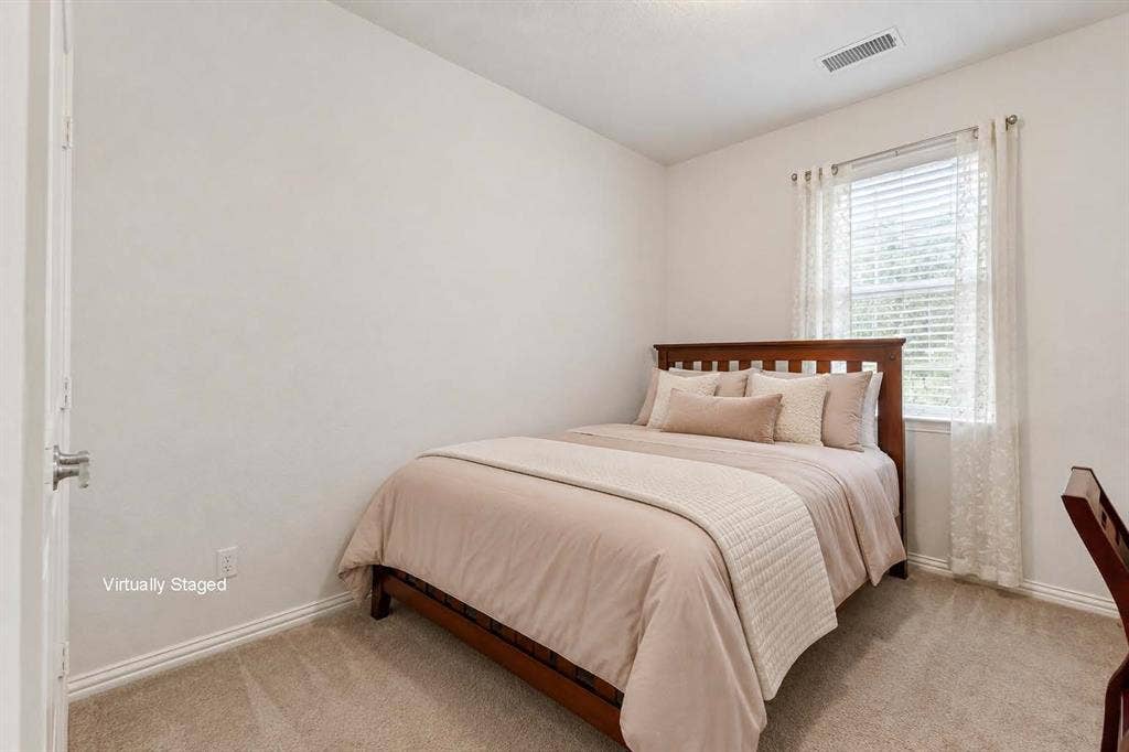 524 S Greenville Avenue, Richardson, TX 75081 Virtually Staged- This third bedroom is currently used for a guest room and office.
