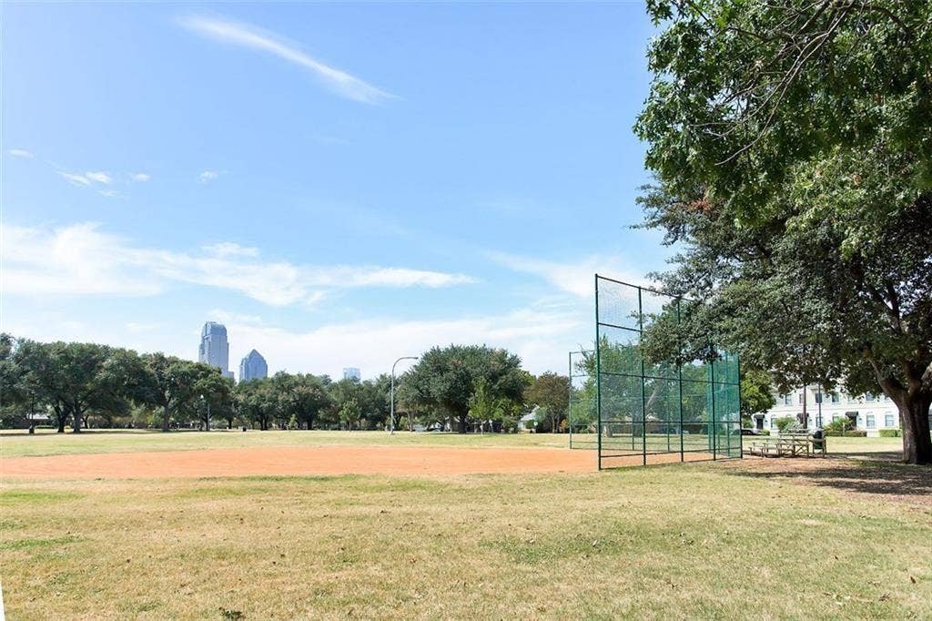 3112 San Jacinto Street, Dallas, TX 75204 baseball field at Exall Park