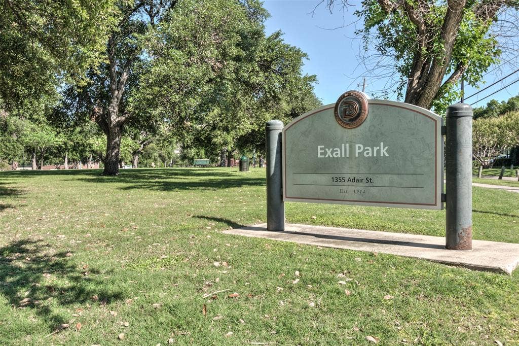 3112 San Jacinto Street, Dallas, TX 75204 Exall Park