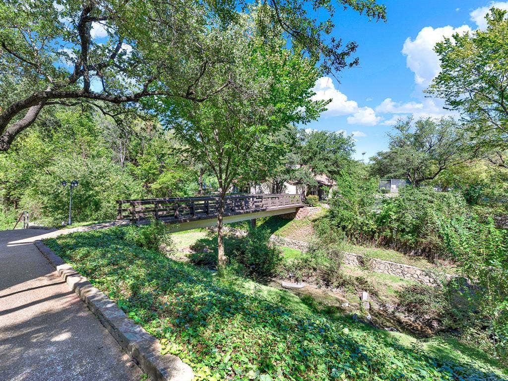 Bridge to the Community Pool and Tennis Court