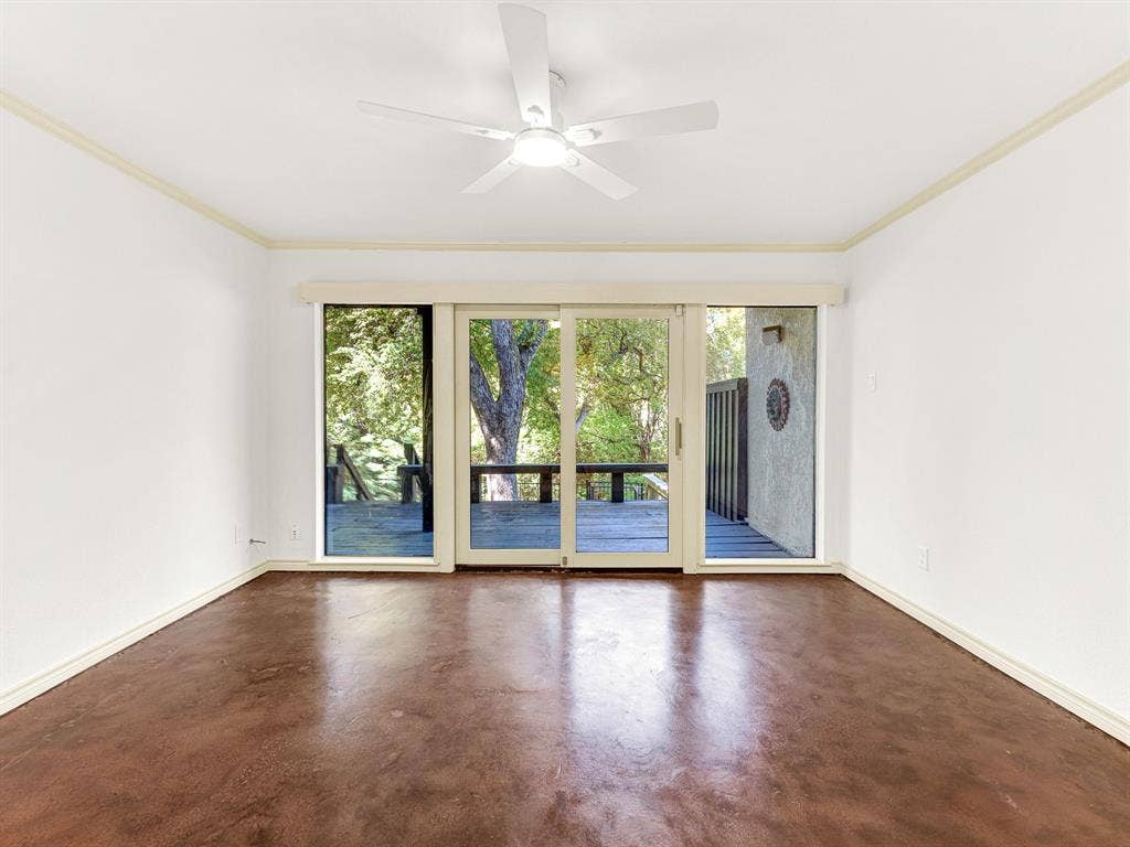 Bedroom 1 with Creekviews