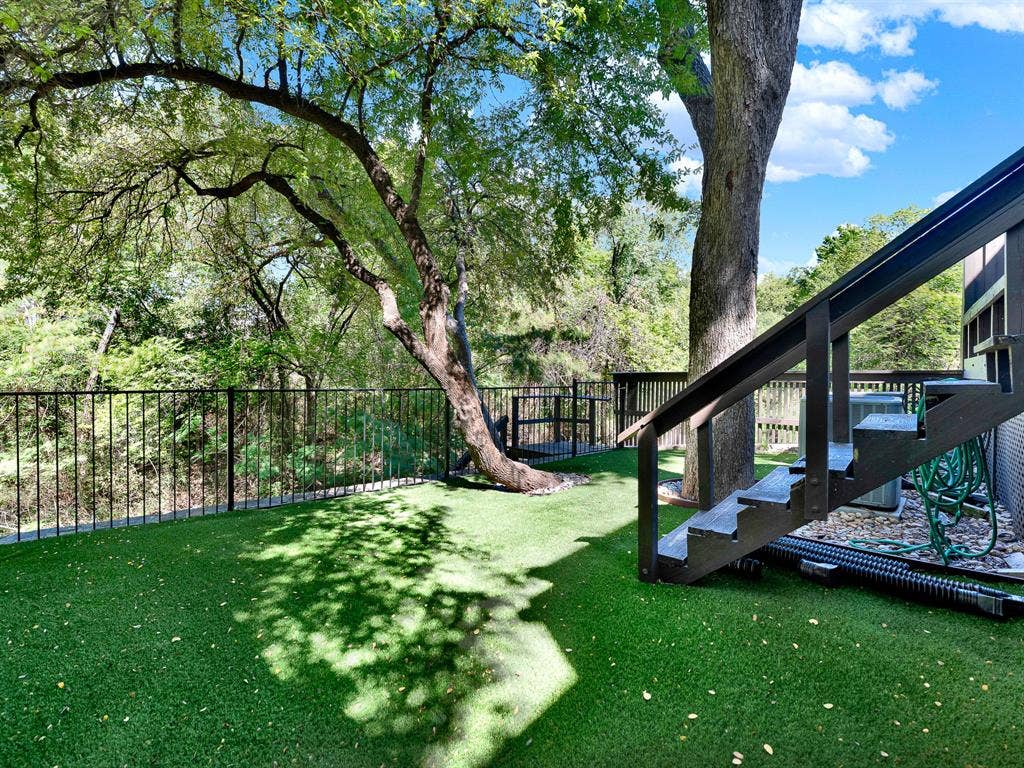 Backyard with Turf