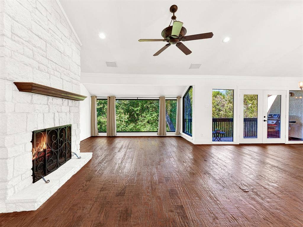 Wood-burning Fireplace