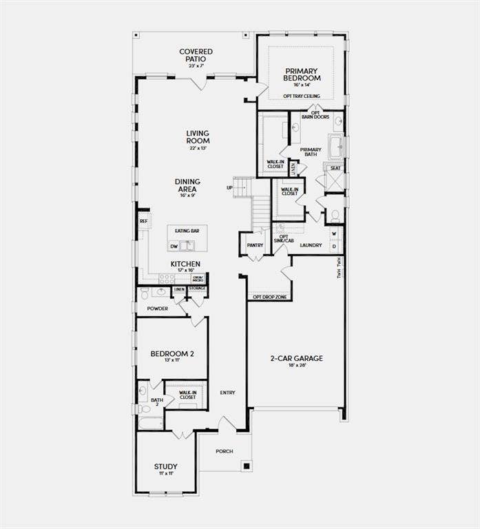 15703 Violet Lane, Frisco, TX 75035 Floor plan