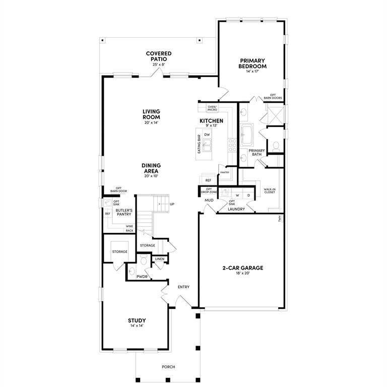 9168 Pavonia Lane, Frisco, TX 75035 Floor plan