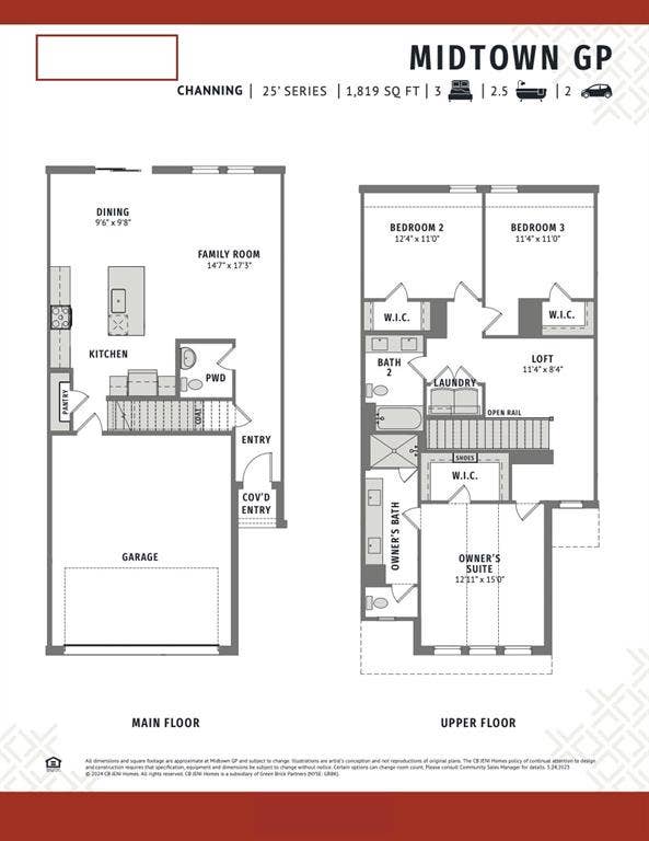 3727 Pierce Lane, Grand Prairie, TX 75052 With an open and flowing main level plus easy access to your fenced back yard, our Channing floor plan is a dream home come true!