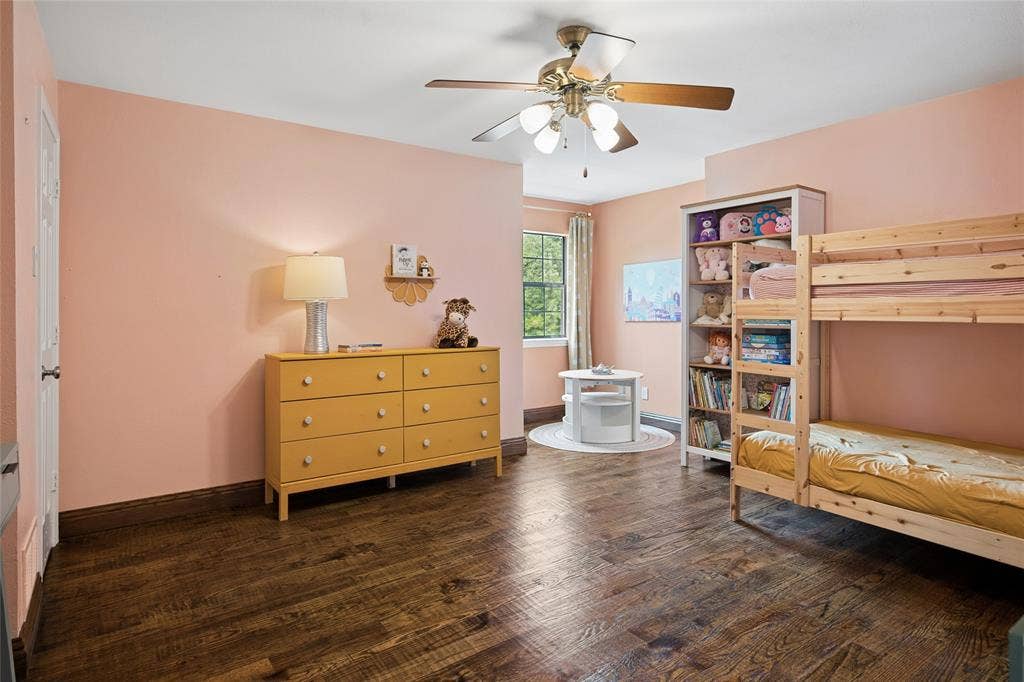 2001 Pebble Beach Court, Richardson, TX 75082 4th bedroom features a nook/reading area that shares the jack and jill bathroom.