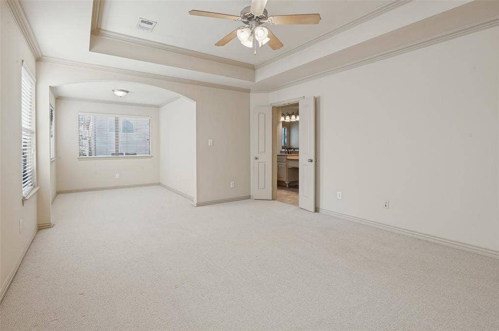 Primary Bedroom with separate sitting area for office or nursery