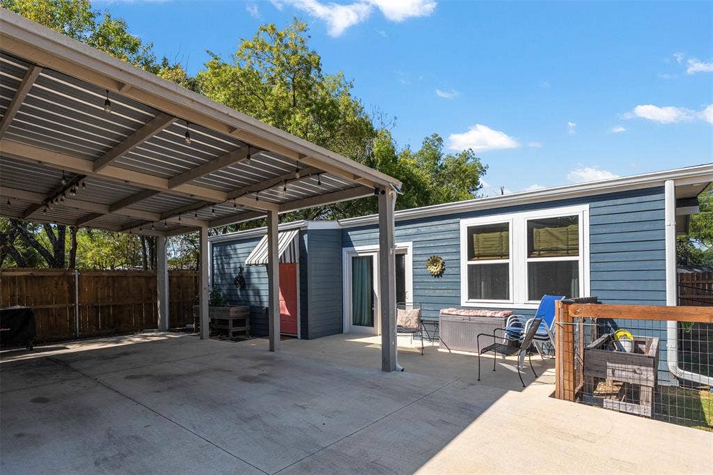 101 Merry Way, Gun Barrel City, TX 75156 covered 2 car carport