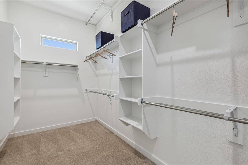 4705 Starlight Drive, McKinney, TX 75071 Primary Closet in the Van Gogh II home plan by Trophy Signature Homes – REPRESENTATIVE PHOTO