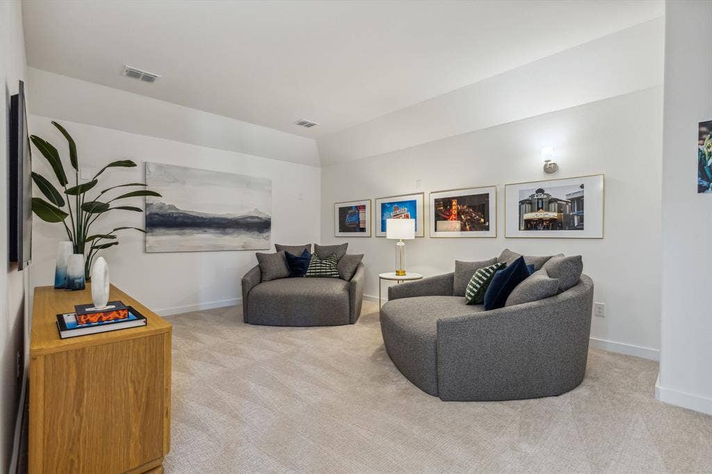 4705 Starlight Drive, McKinney, TX 75071 Media in the Van Gogh II home plan by Trophy Signature Homes – REPRESENTATIVE PHOTO