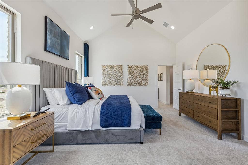 4705 Starlight Drive, McKinney, TX 75071 Primary Suite in the Van Gogh II home plan by Trophy Signature Homes – REPRESENTATIVE PHOTO