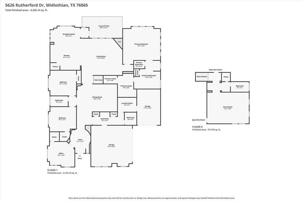 5626 Rutherford Drive, Midlothian, TX 76065 5626 Rutherford Drive, Midlothian, TX 76065