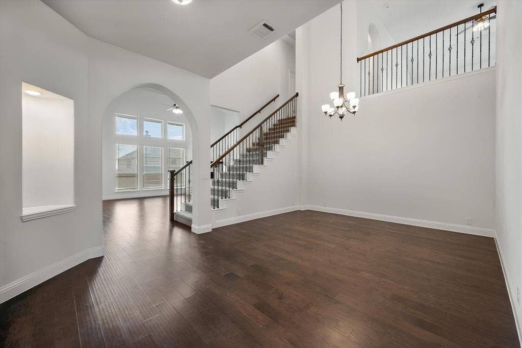 5626 Rutherford Drive, Midlothian, TX 76065 The spacious formal dining area is great for hosting holiday meals.