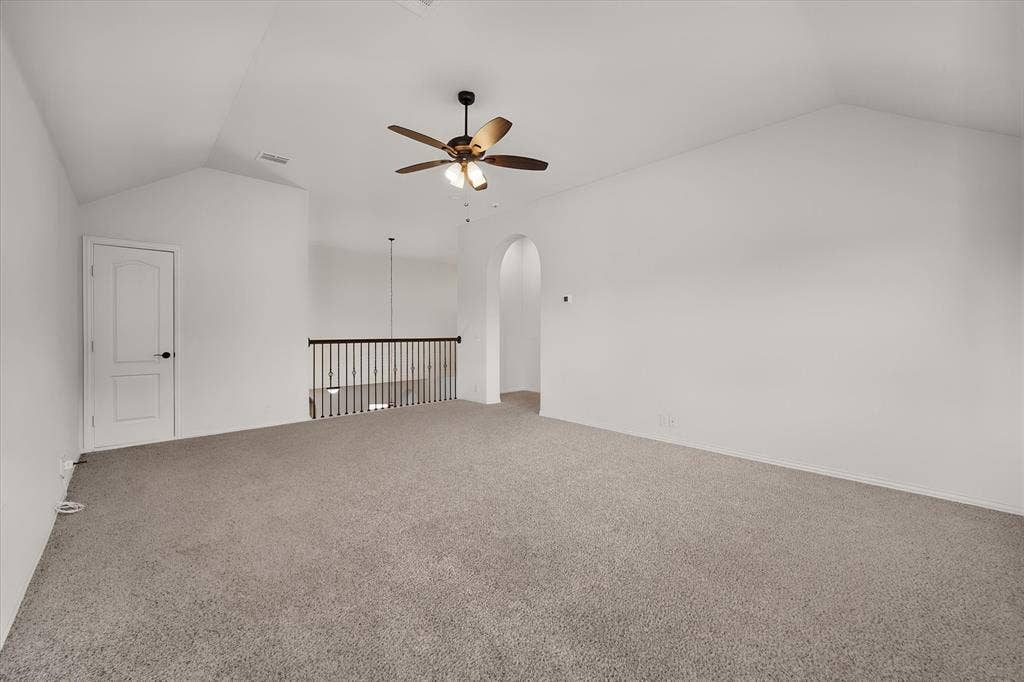 5626 Rutherford Drive, Midlothian, TX 76065 From this angle you can see the railing that overlooks the entry below — Gives the open, airy feel connection between floors.