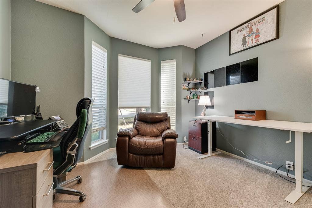 910 Elk Horn Drive, Midlothian, TX 76065 This bedroom downstairs could also be used as an office.
