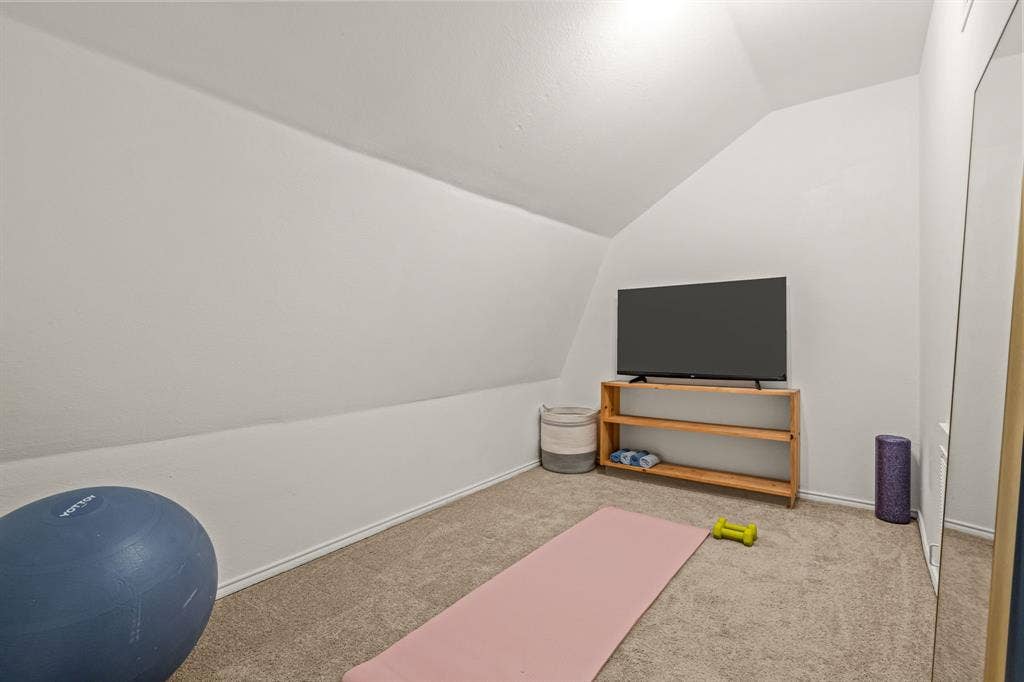 2054 Wanderlust Drive, Lewisville, TX 75067 large storage closet or bonus space upstairs.