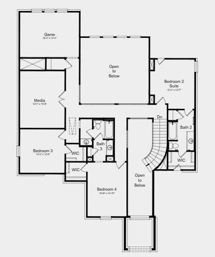 609 Rangeland Road, Celina, TX 75009 Additional Highlights Include: drop-in tub at primary bath, tiled shower in place of tub/shower at bath four, tiled shower floor at primary shower, tile to second floor ceiling for fireplace, brick from porch, and upgraded contemporary front door.