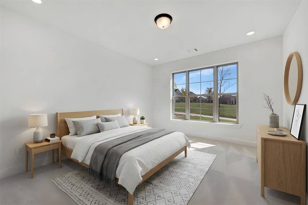 1616 Compass Heights, Mesquite, TX 75181 Recessed lighting, large multi-pane window, flush-mount ceiling light, light-toned flooring, white wall finishes