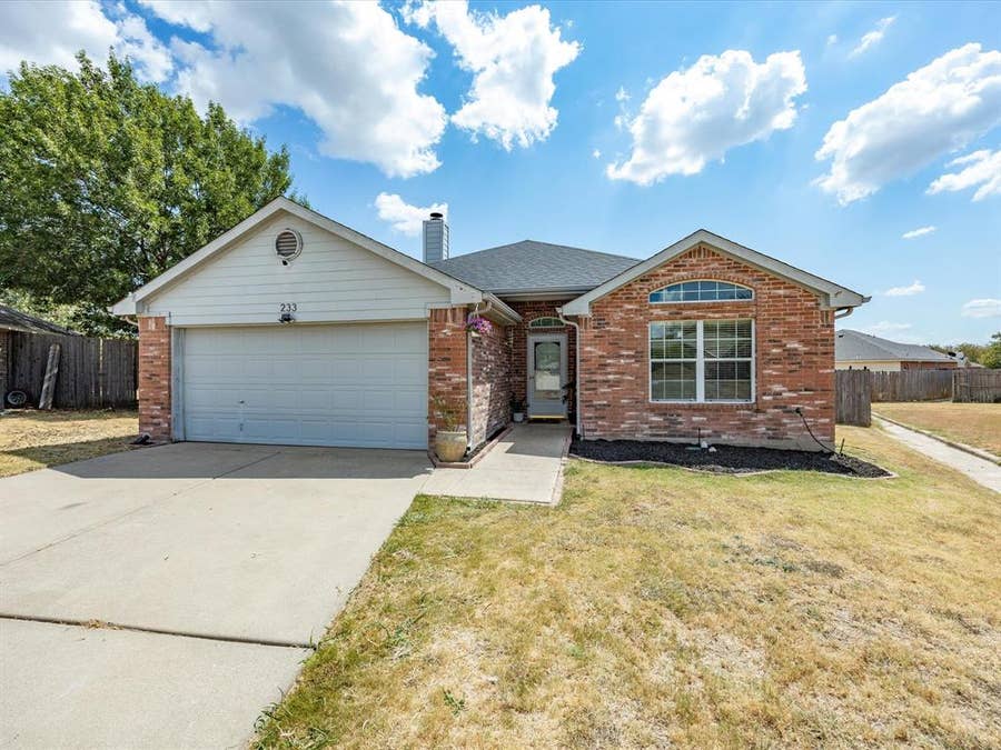 Property photo for 233 Kings Way Court, Rhome, TX