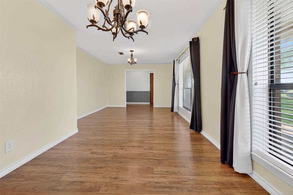 106 Snyder Ranch Road, Trinidad, TX 75163 Formal living/dining room combined room at the front of the home