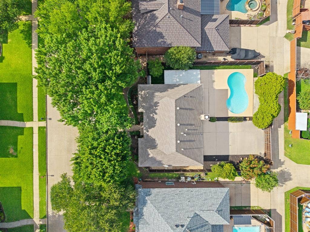 7504 Hughes Drive, Plano, TX 75024 Aerial view