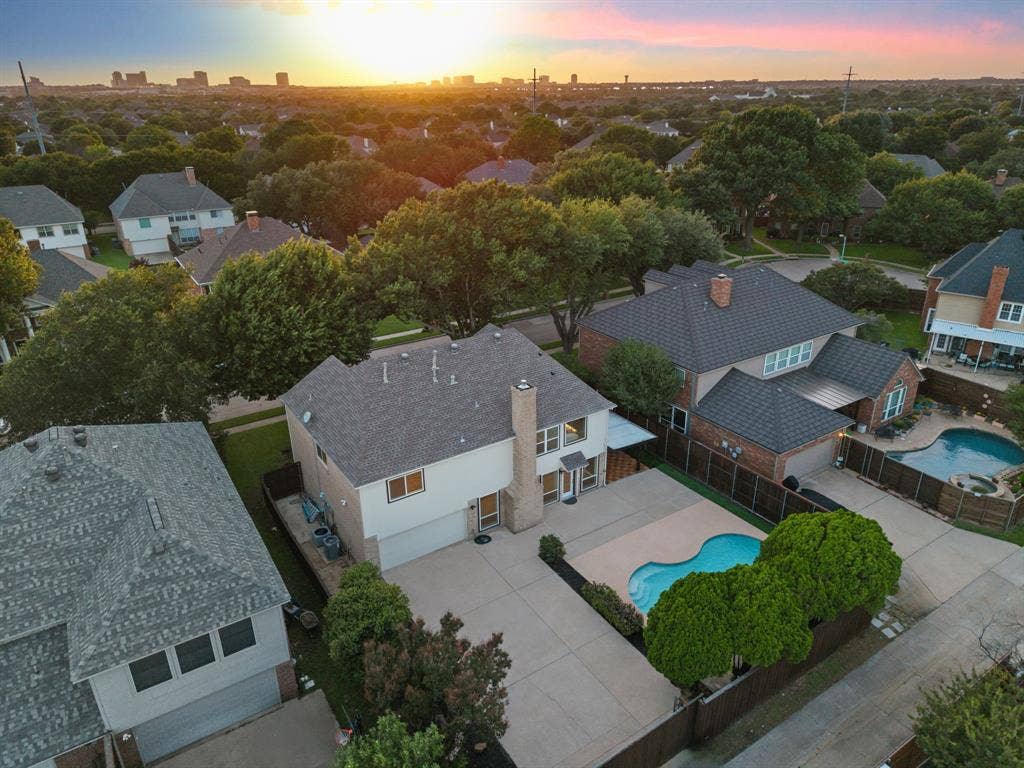 7504 Hughes Drive, Plano, TX 75024 Aerial view