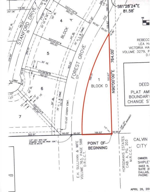 0000 Stonegate, Lucas, TX 75002 Map