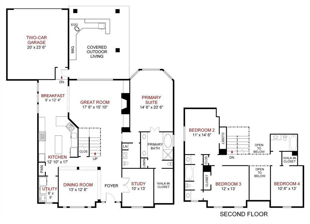 7525 Cedar Elm Drive, Irving, TX 75063 Floor plan