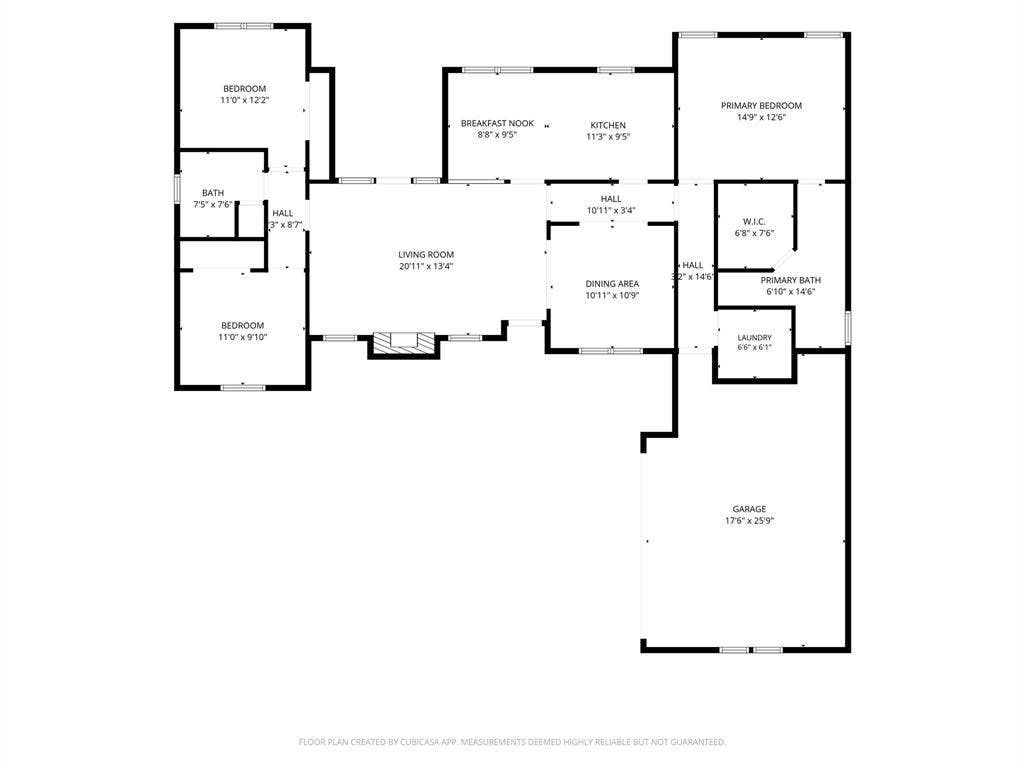 1309 Oxford Lane, Denton, TX 76209 Floor plan
