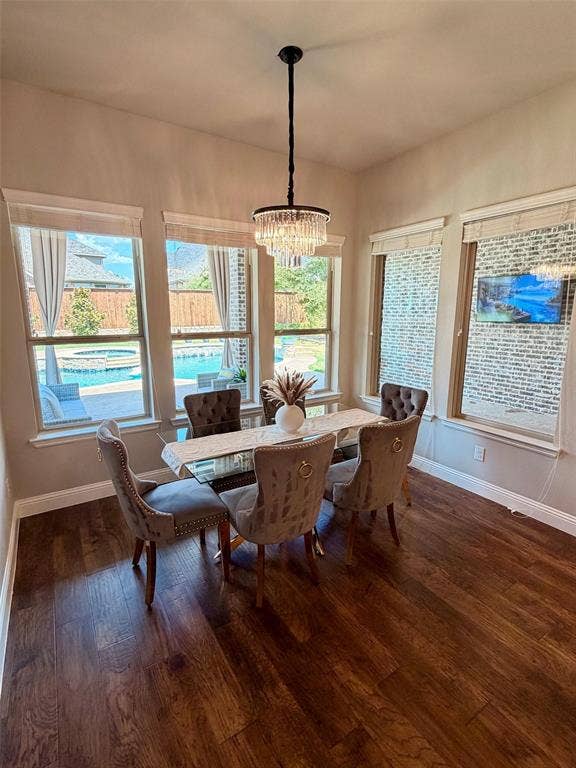 Wood-finish flooring throughout