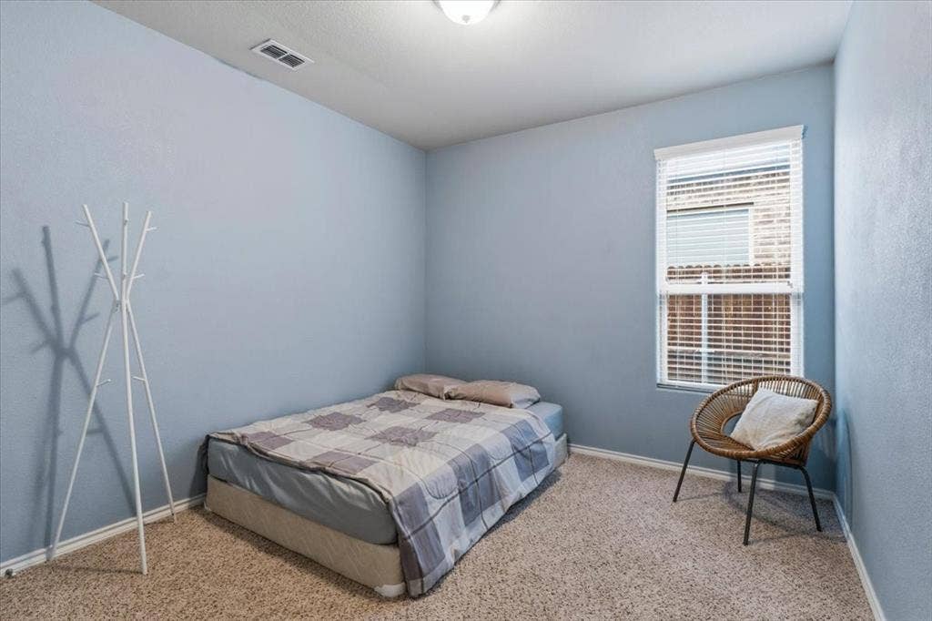 1713 Falling Star Drive, Fort Worth, TX 76052 Light blue wall paint